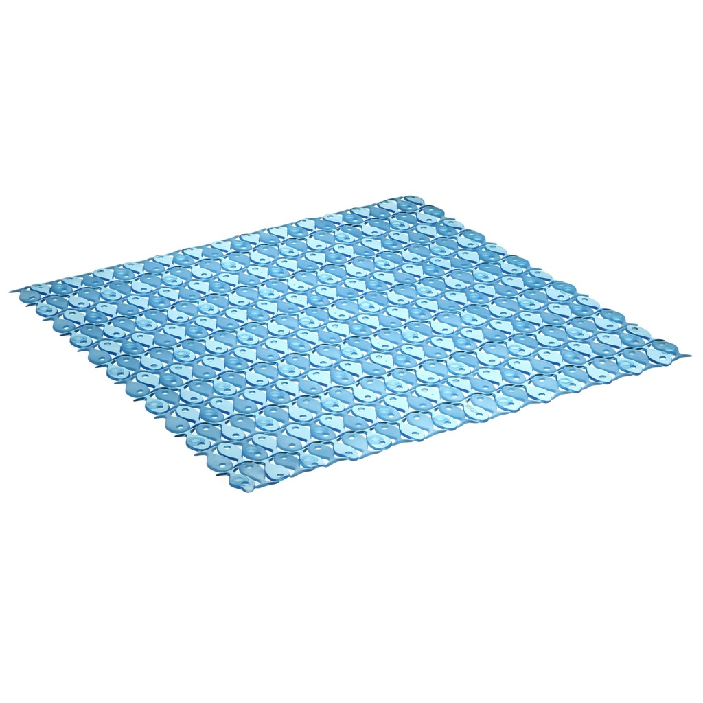 [5510100] ALFOMBRA BAÑO 54x54 PISCIS AZUL