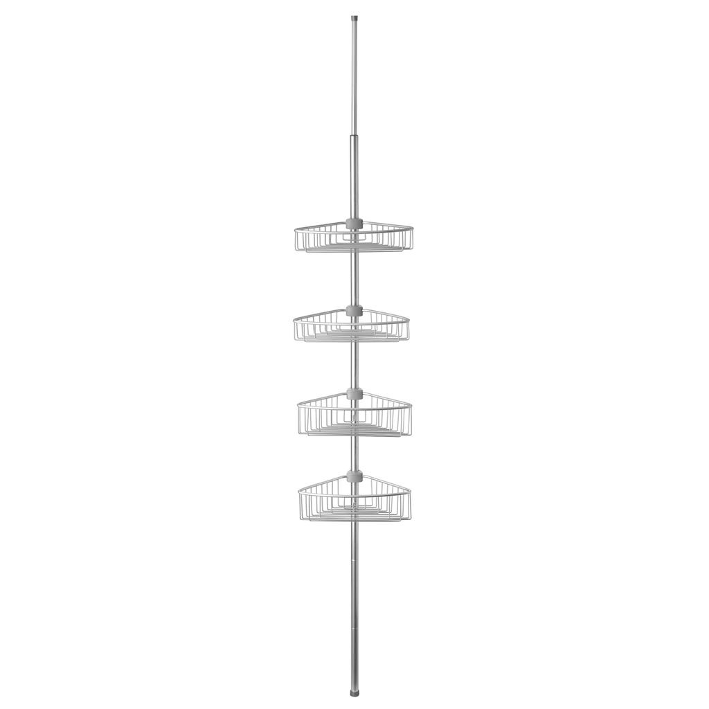 [6600000] BARRA TELESCOPICA CON 4 CESTILLOS STEEL