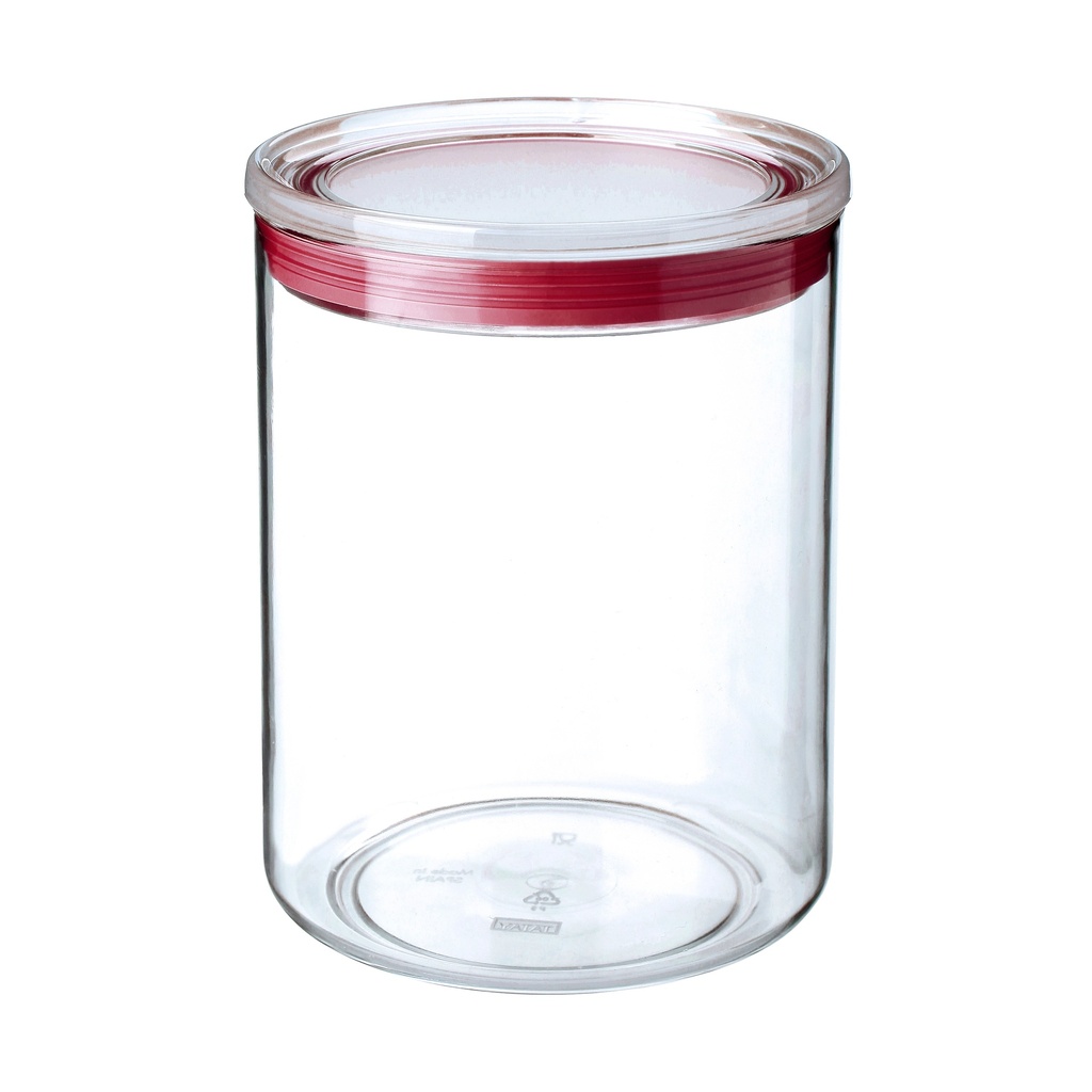 [1125209] BOTE COCINA 1,5 L TRANSP-ROJO
