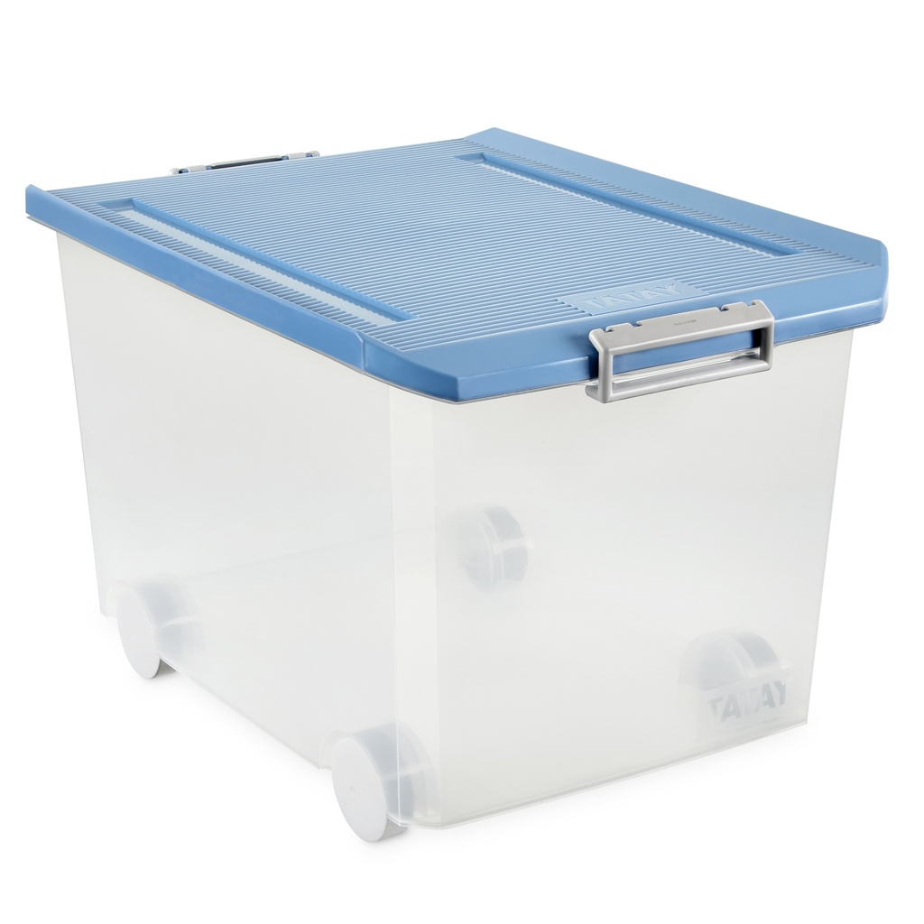 CAJA MULTI. CLASSIC 60L C/RUEDAS AZUL PALOMA