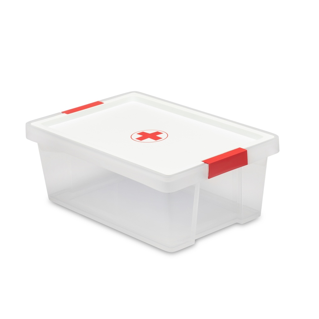 [1159001] CAJA MULTIUSOS STYLE 7L BOTIQUÍN CRUZ ROJA