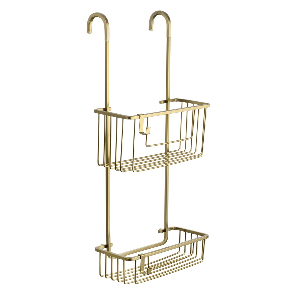 CESTILLO C/ COLGADOR MAMPARA 2 ALT ALUMINIUM GOLD