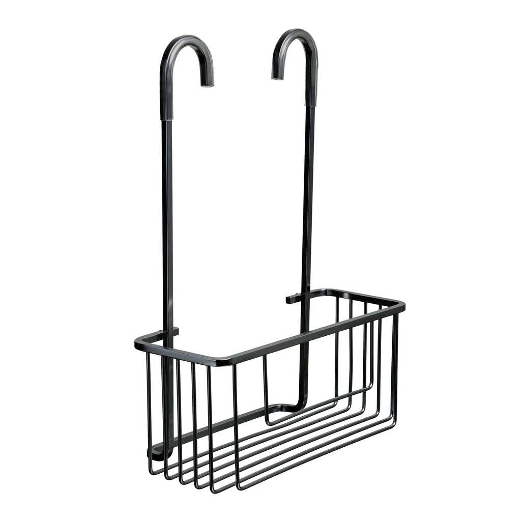 [6603400] CESTILLO C/COLGADOR ALUMINIUM BLACK .