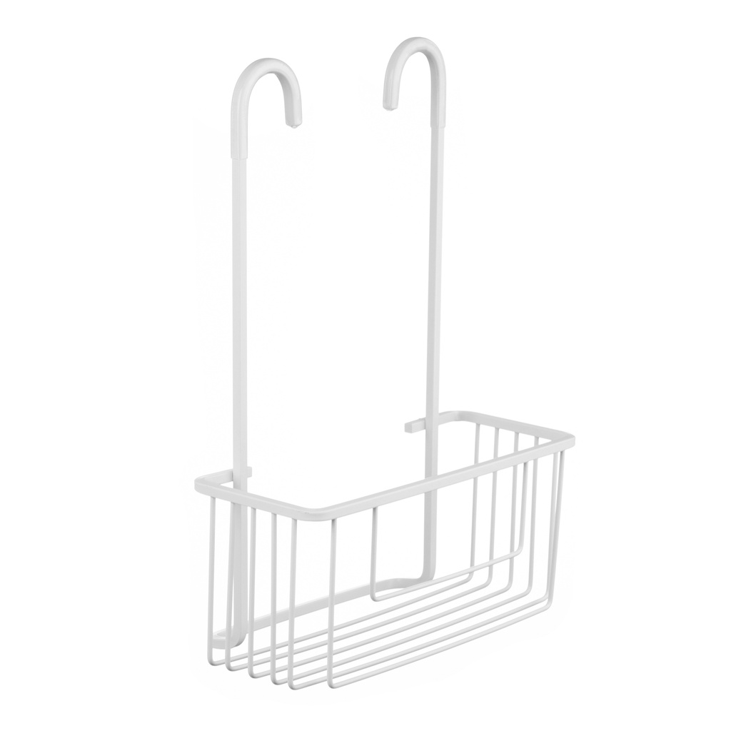 [6604401] CESTILLO C/COLGADOR GRIFO ALUMINIUM ARTIC WHITE