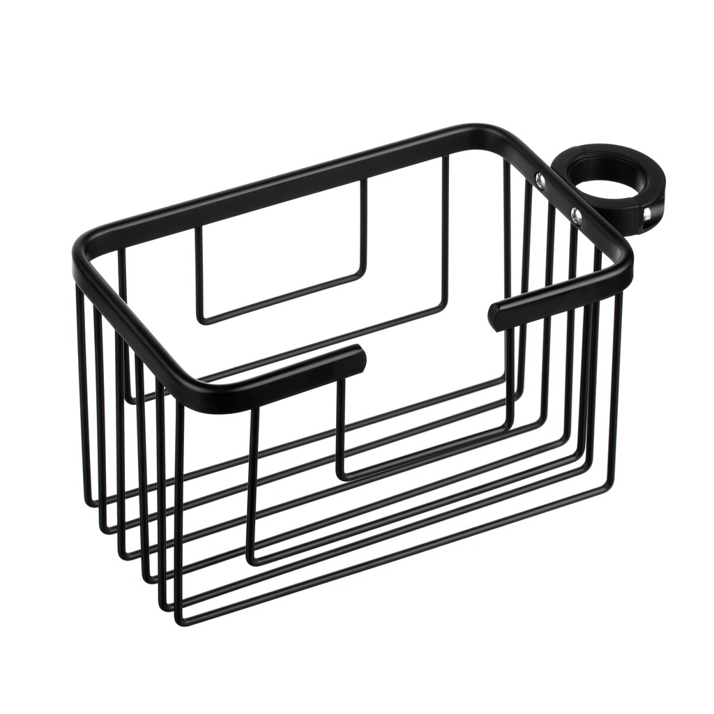 [6604927] CESTILLO CON COLGADOR BARRA ALUMINIUM BLACK