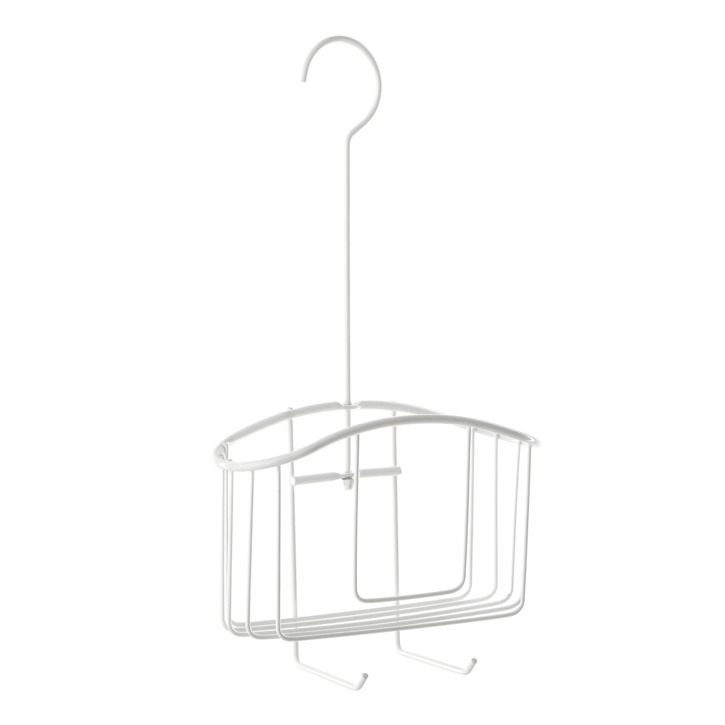 [4437101] CESTILLO CON COLGADOR BLANCO