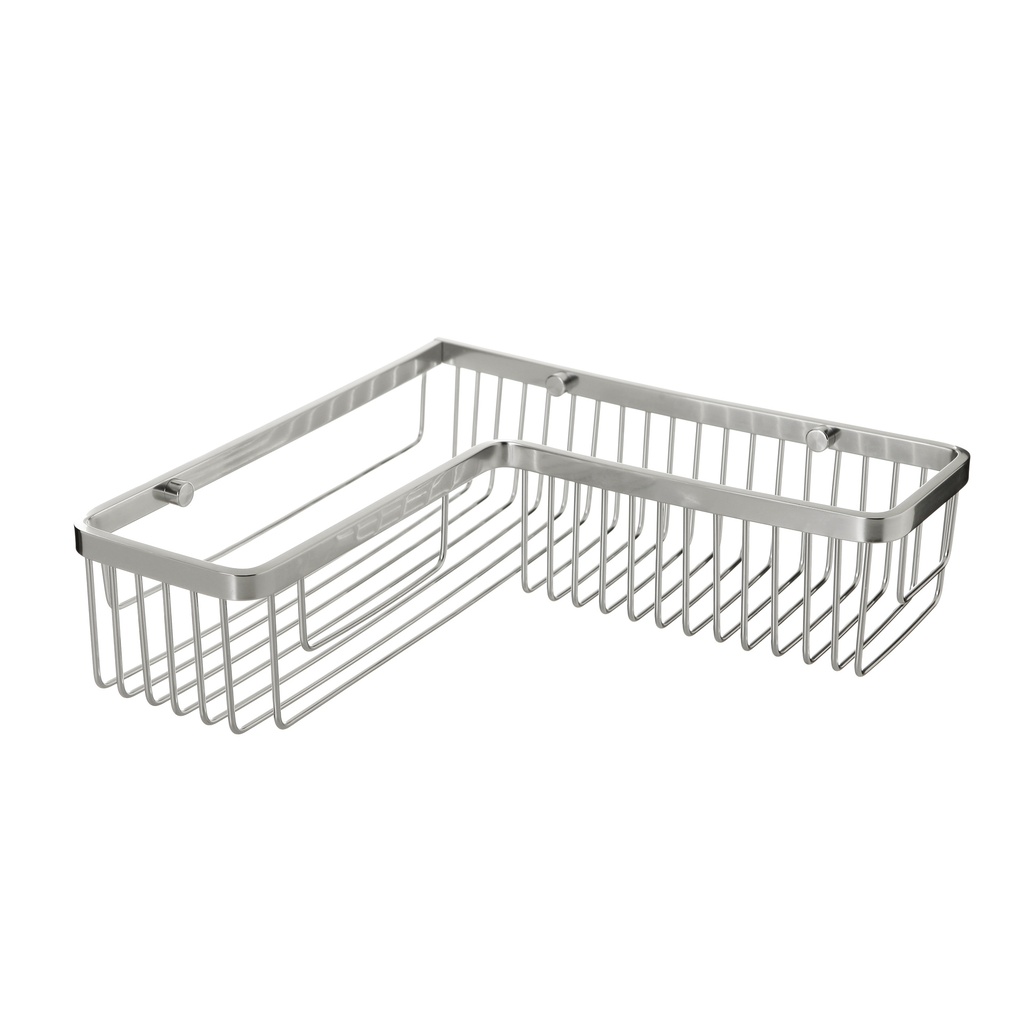 CESTILLO RECTANGULAR C/ ANG. ALUMINIUM + QF CHROME
