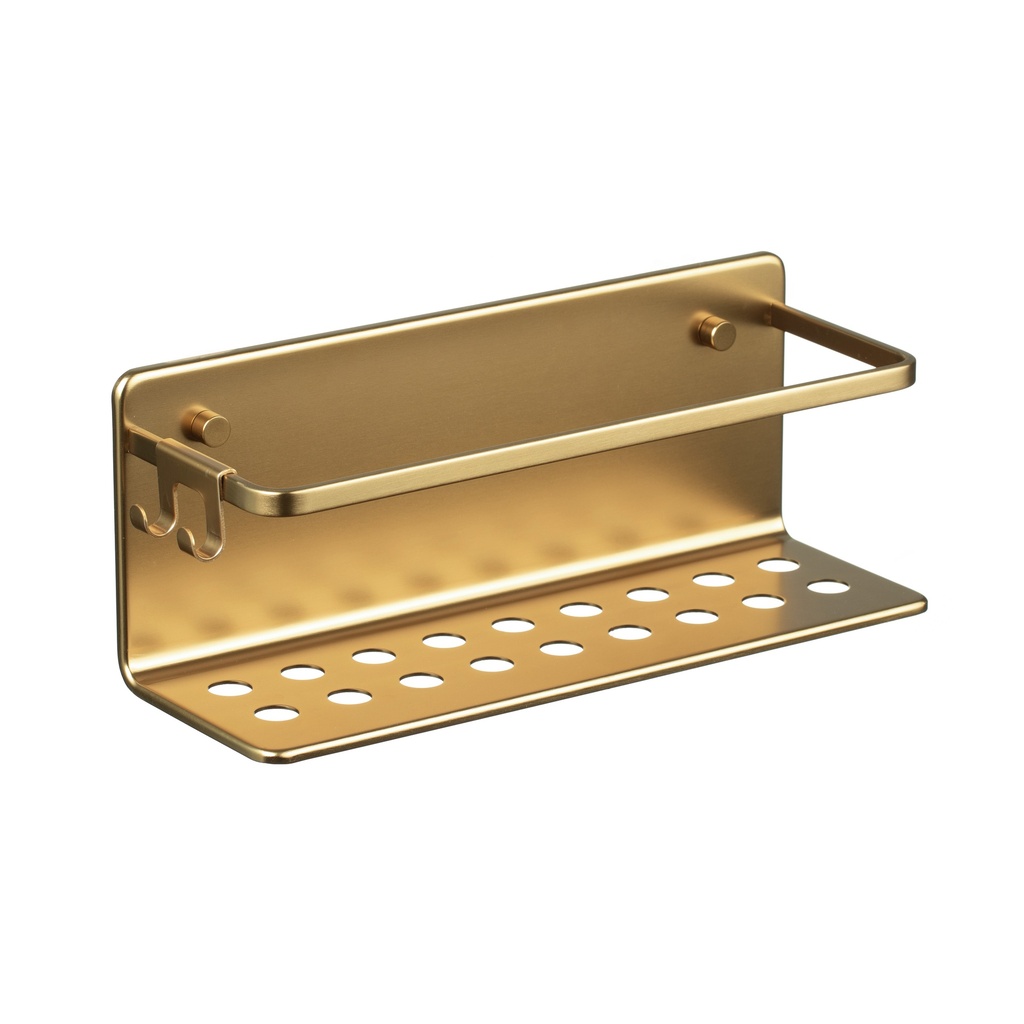 CESTILLO RECTANGULAR SERENITY 30x10x12cm GOLD