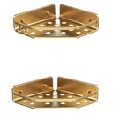 CESTILLO RINCONERO SERENITY 20x20x5,5 cm PACK 2 UN GOLD