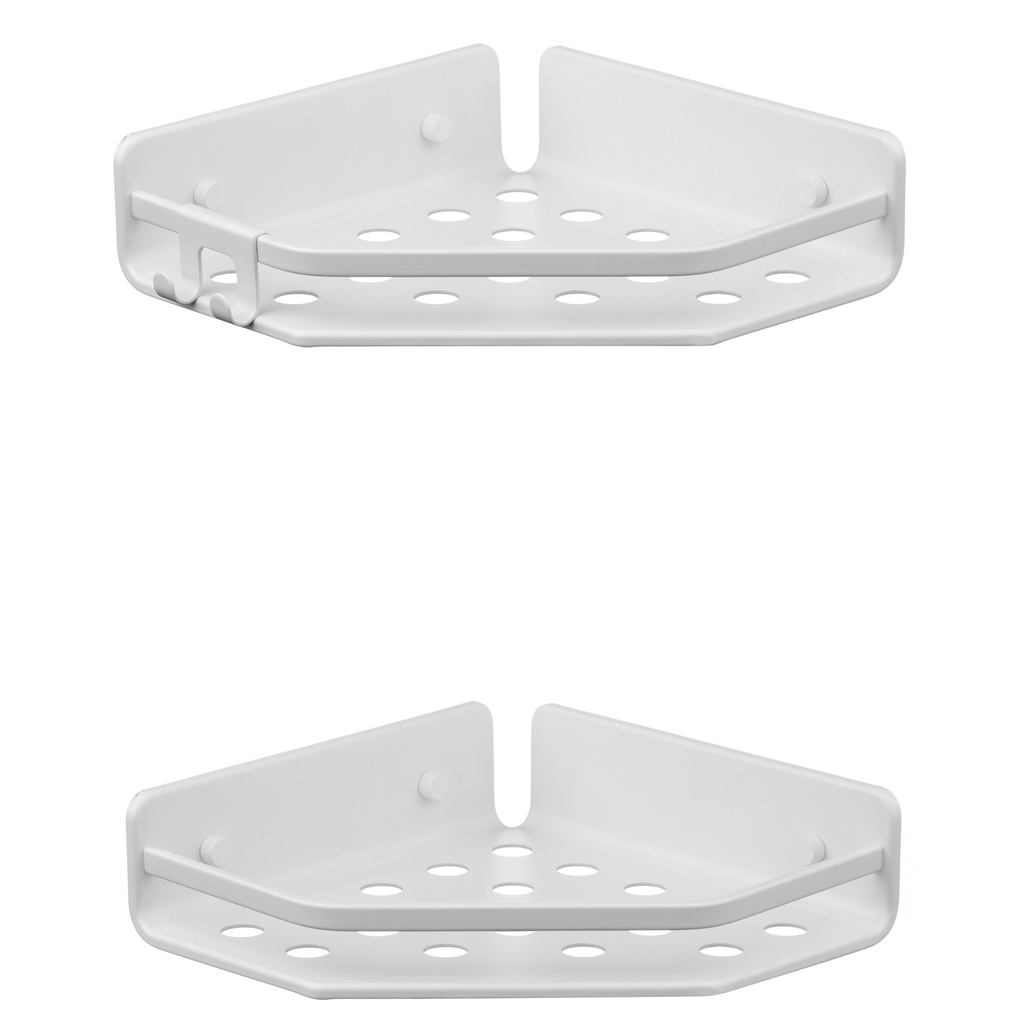 [6609301] CESTILLO RINCONERO SERENITY 20x20x5,5 cm/PACK 2 UN ARTIC WHITE