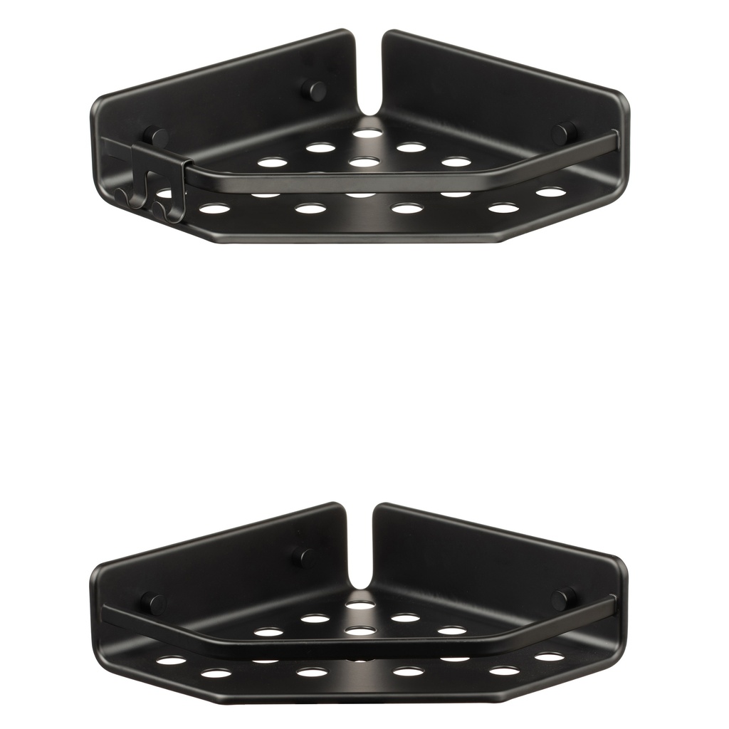 CESTILLO RINCONERO SERENITY 20x20x5,5 cm/PACK 2 UN BLACK