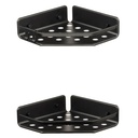 CESTILLO RINCONERO SERENITY 20x20x5,5 cm/PACK 2 UN BLACK