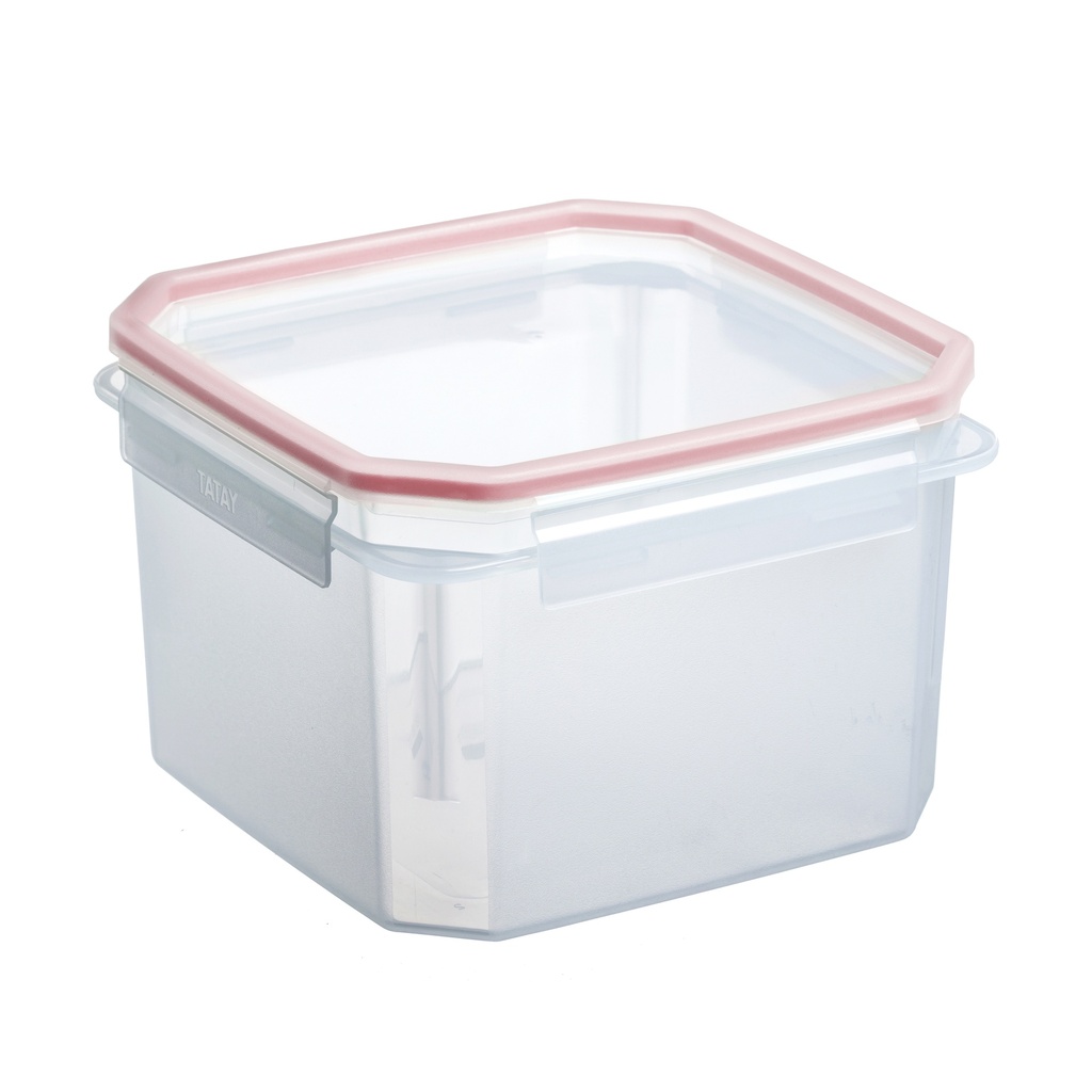 CONTENEDOR ALIM. CLIP SAFE 2,9L TRANSP-ROJO ARANDANO
