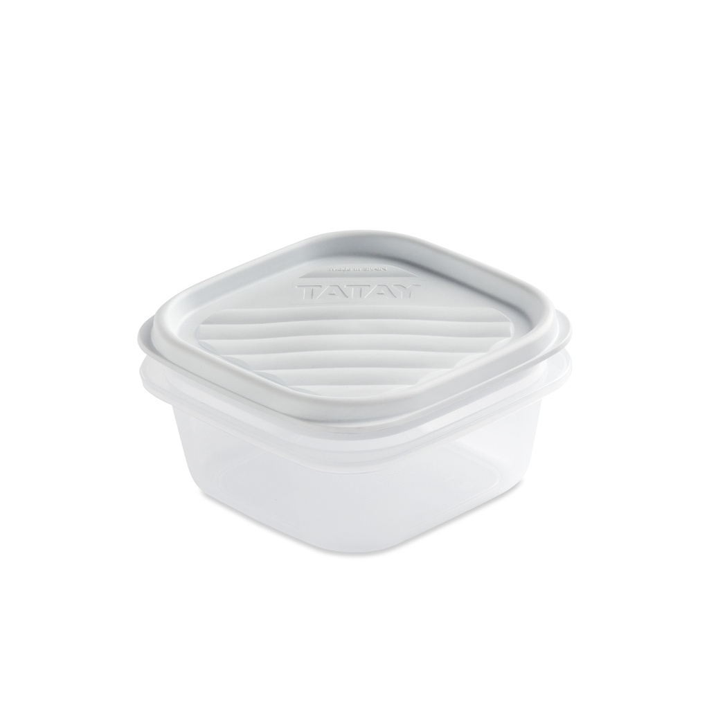 [1160201] CONTENEDOR ALIM. TOP FLEX 0,3L CUAD. BLANCO