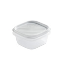 CONTENEDOR ALIM. TOP FLEX 0,3L CUAD. BLANCO