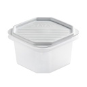 CONTENEDOR ALIM. TOP FLEX 0,6L BLANCO