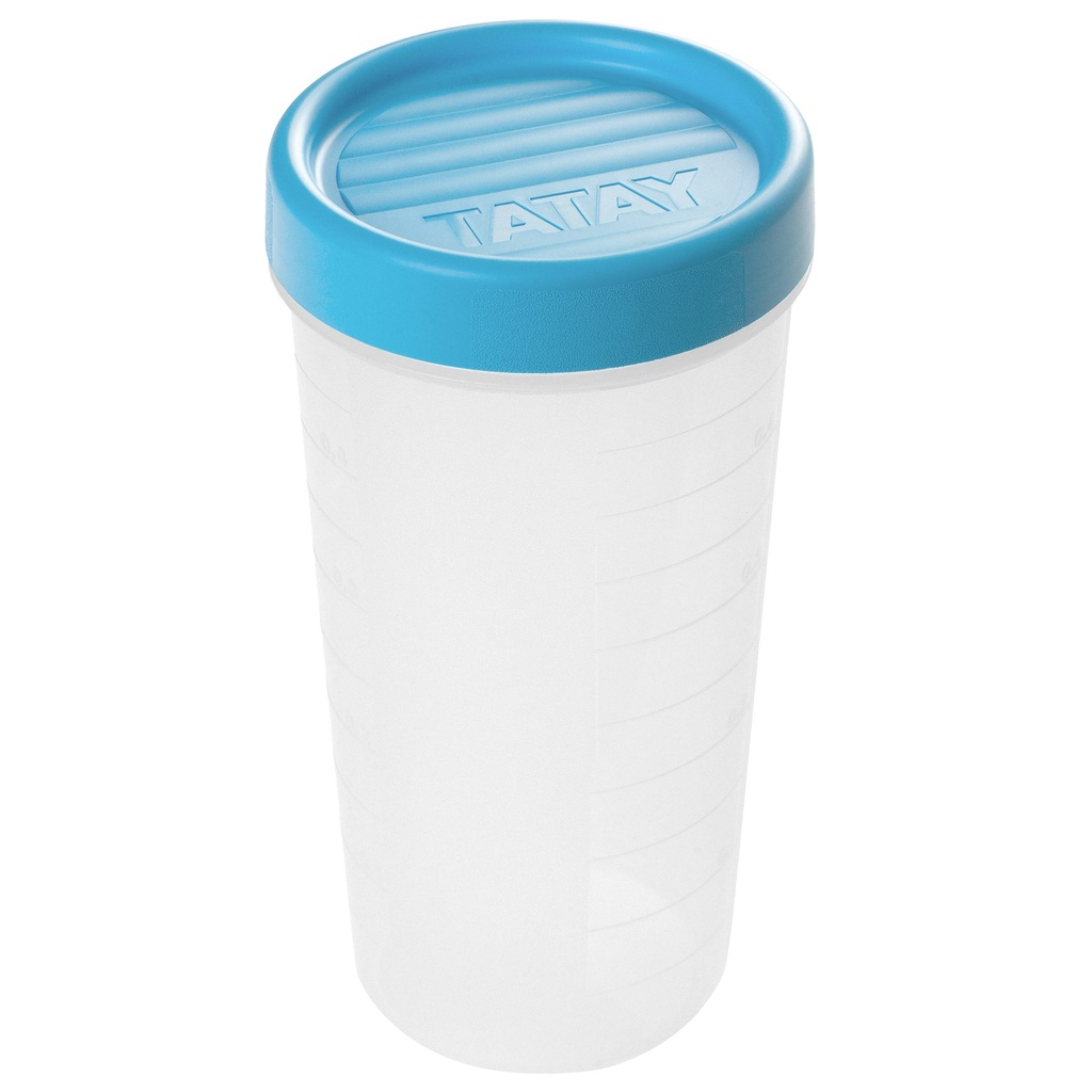 CONTENEDOR ALIM. TWIST 0,6L AZUL