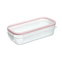 CONTENEDOR ALIM.CLIP SAFE 0,75 L TRANSP-ROJO ARANDANO