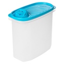 CONTENEDOR ALIM.VERT. TOP FLEX 2L. AZUL