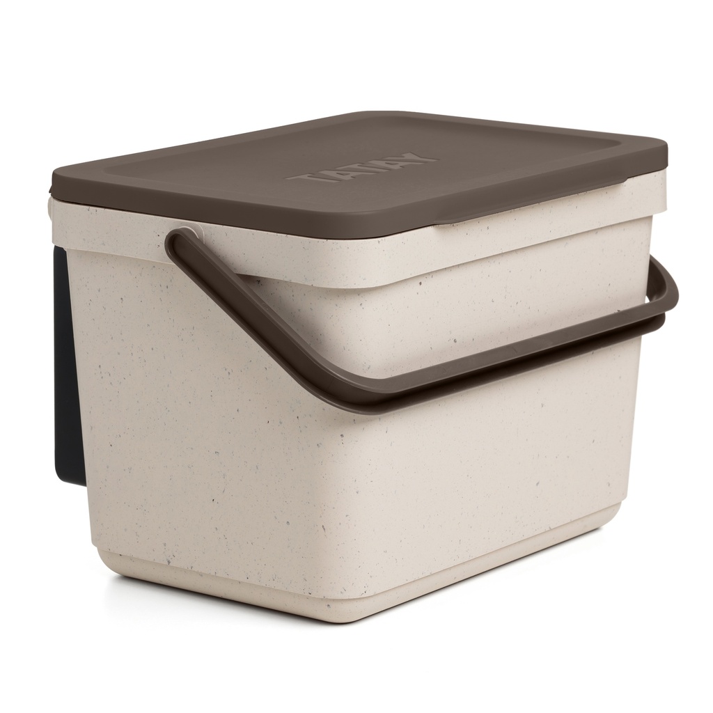 [1105639] CUBO ORGÁNICO 6L SMART CON SOPORTE ECOHOME