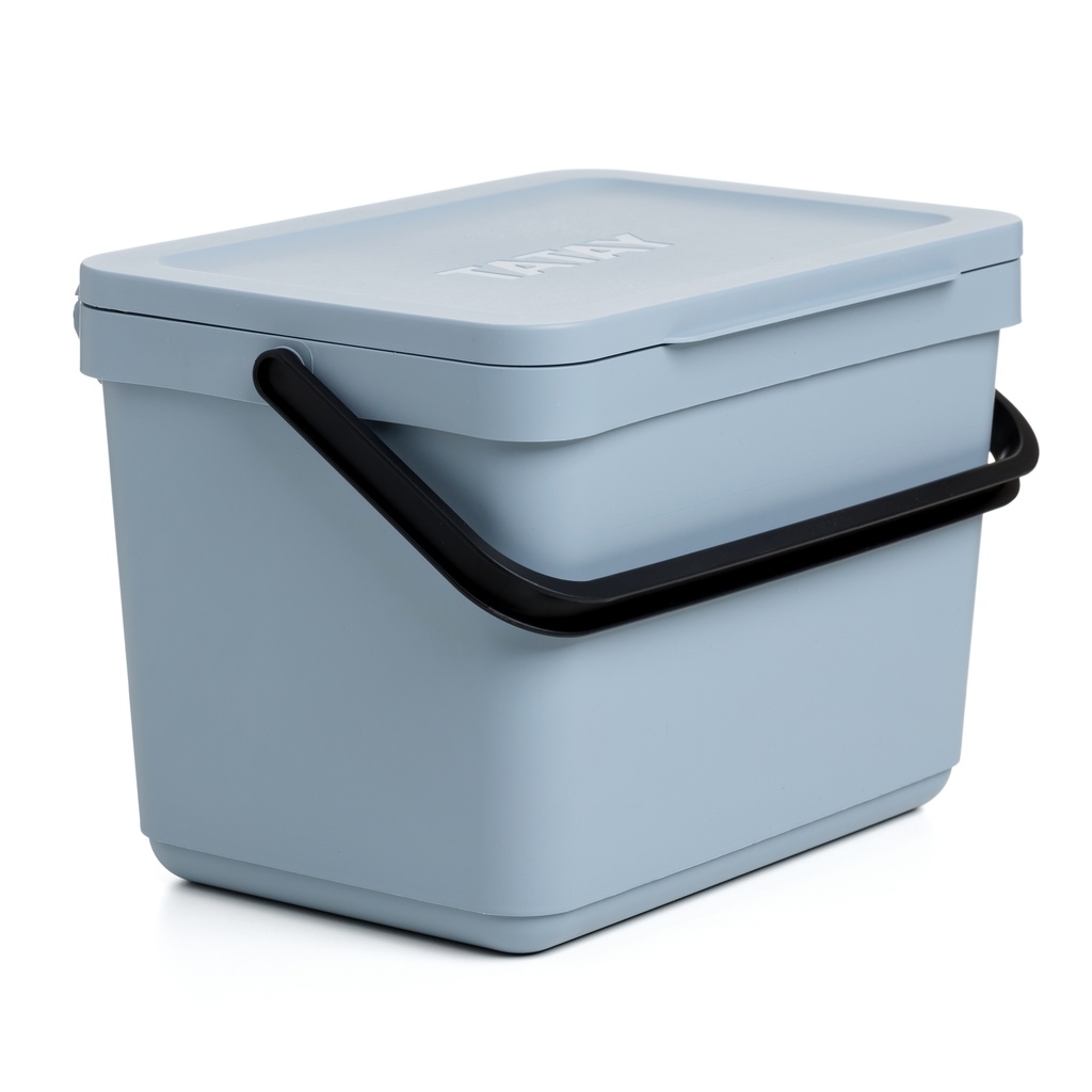 [1105501] CUBO ORGÁNICO 6L SMART SIN SOPORTE BLUE MIST
