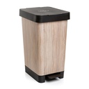 CUBO PEDAL 25L SMART DECO WOOD