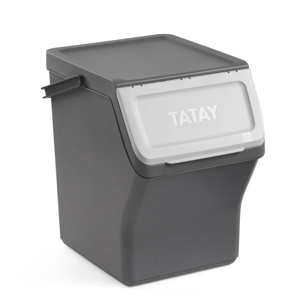 [1105900] EASY WASTE - CUBO RECICLAJE MODULAR 20L GRIS ANTRACITA
