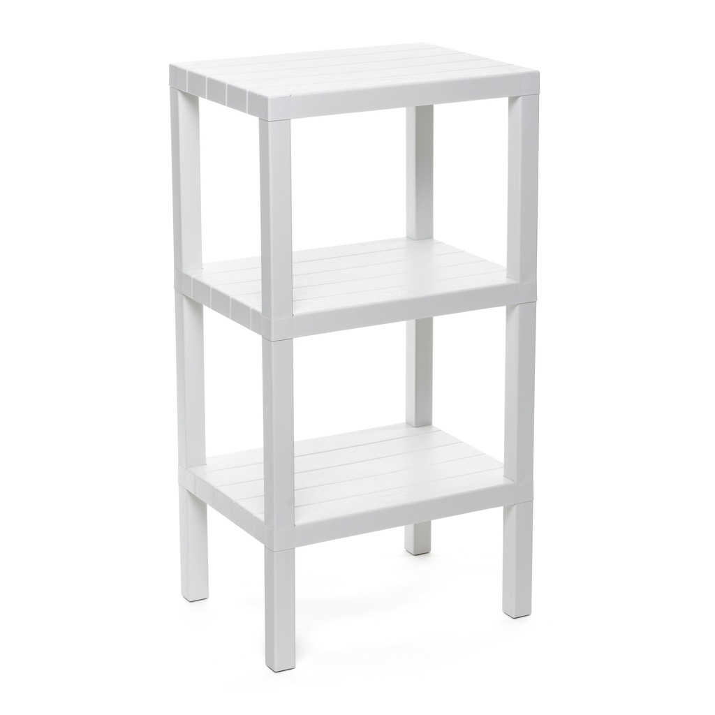 [4481201] ESTANTERIA LOMBOK RECTANG.3 ALTURAS BLANCO