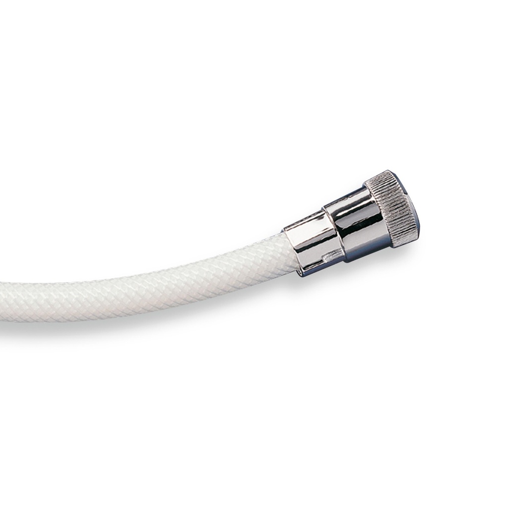 [3330101] FLEXO DUCHA PVC LOOP REFORZ. 1,5m BLANCO*