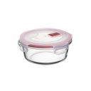 HERMETICO COOK&EAT VIDRIO RED. 0,6L ROJO