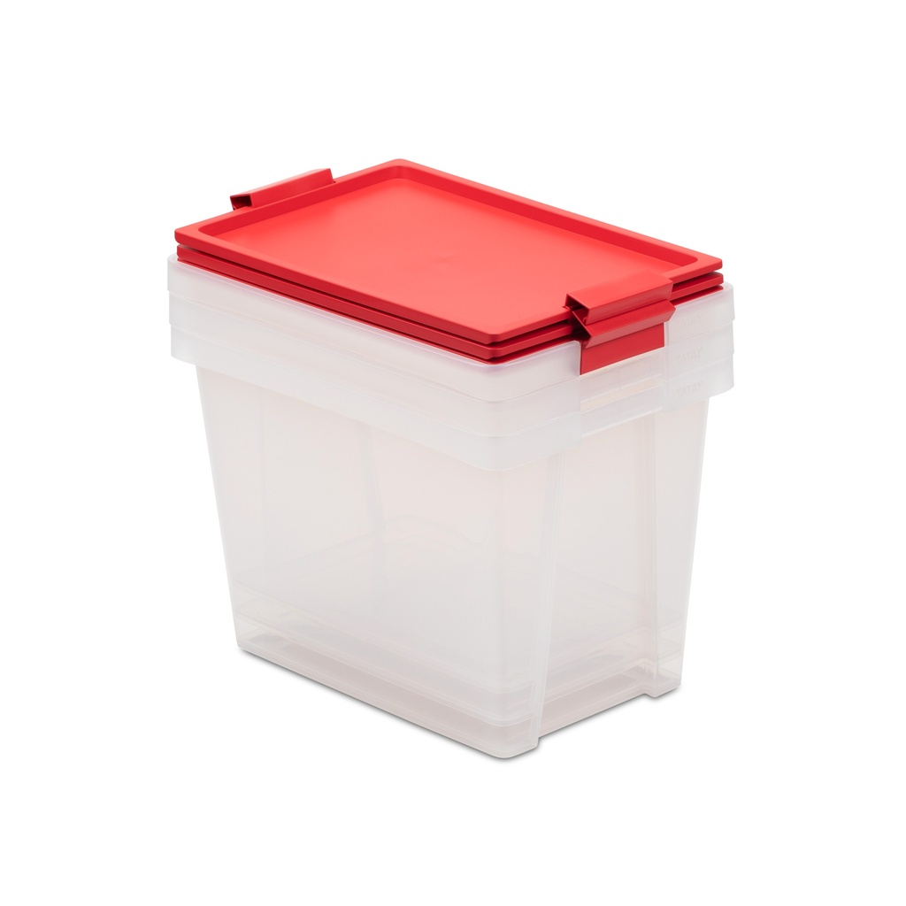 [1158118] LOTE 3 CAJAS MULT. STYLE 15L ROJO
