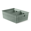 SET 3 CESTAS 2X4L + 12L BOHOL VERDE SAGE
