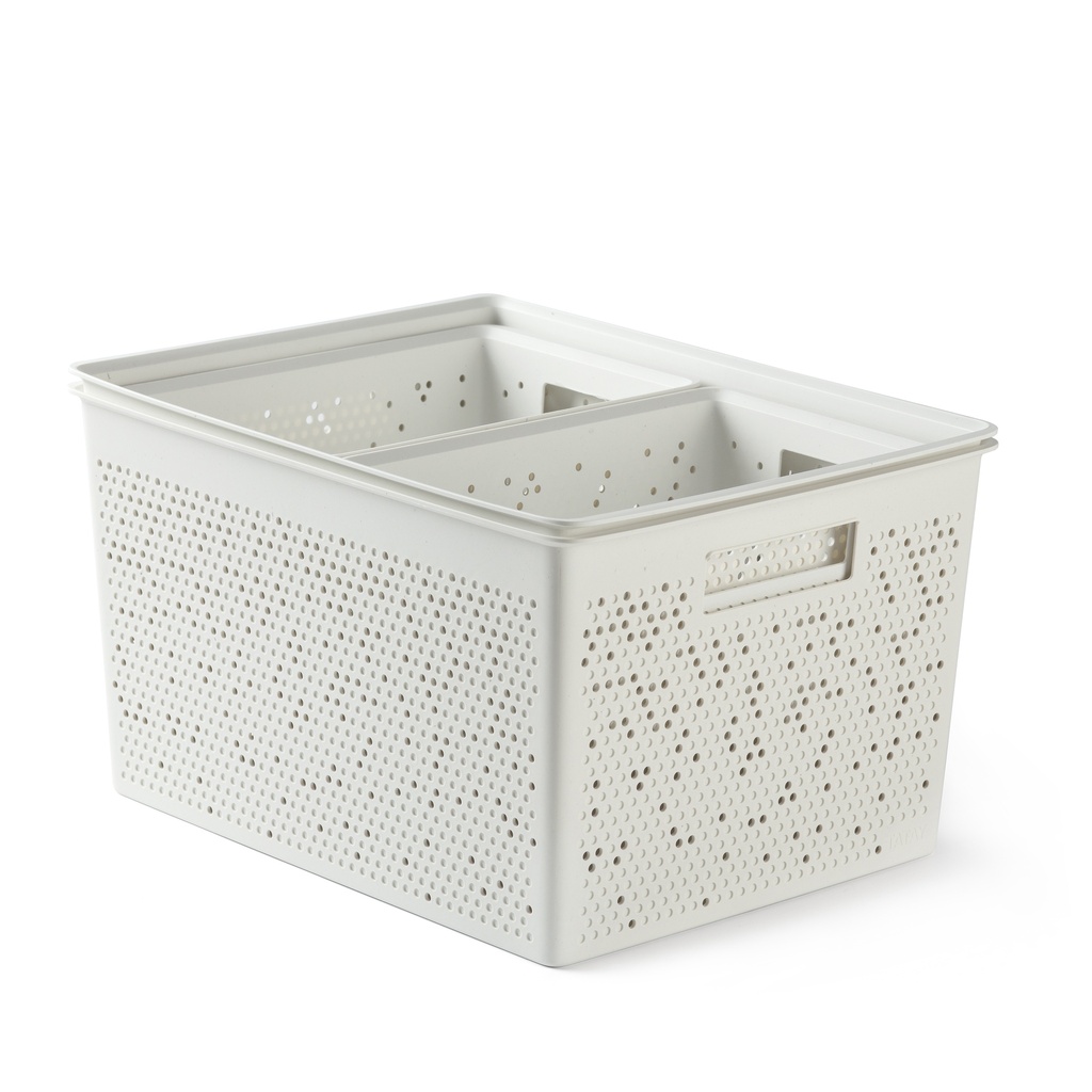 SET 4 CESTAS 2x4L + 12L + 20L BOHOL SKY WHITE