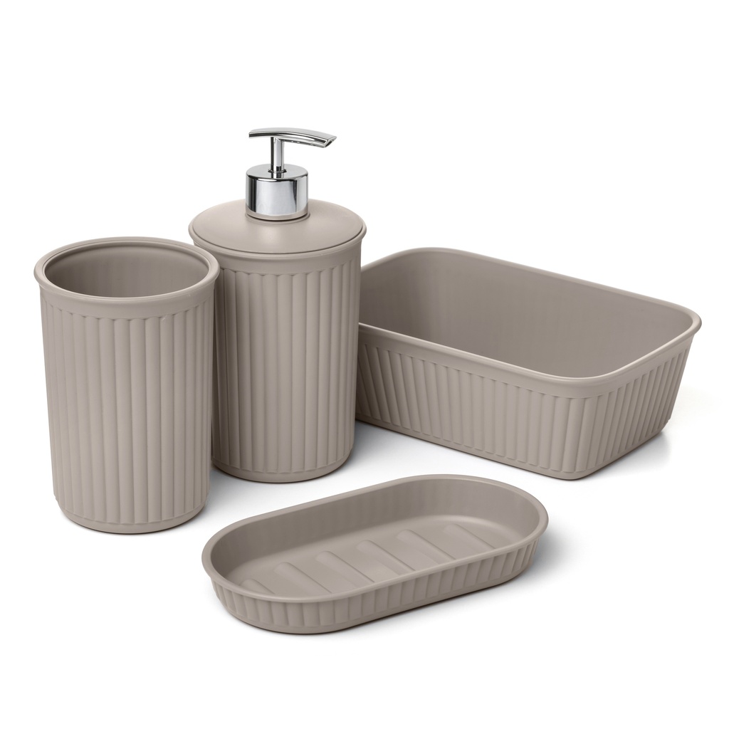 [6391103] SET PORTACEP.+DOS+JAB+ORG A6 BAOBAB TAUPE