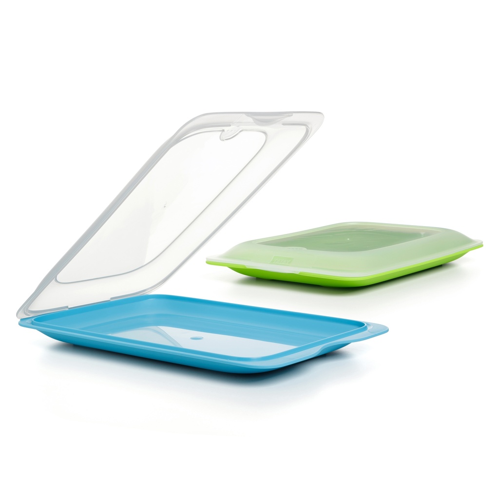 SET 2 PORTAEMBUTIDOS FRESH VERDE/AZUL
